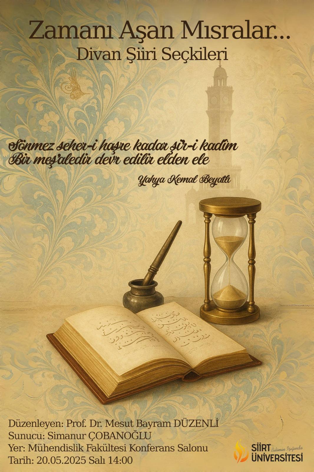 Divan Şiiri Seçkileri Etkinliği
